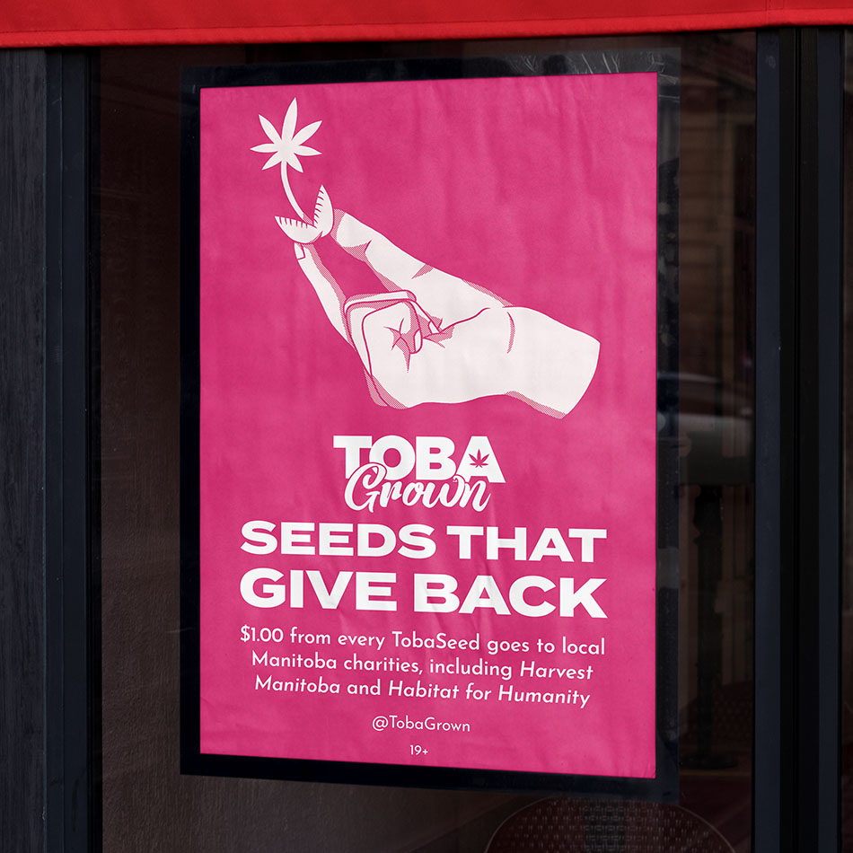 TobaGrown seeds promotional poster